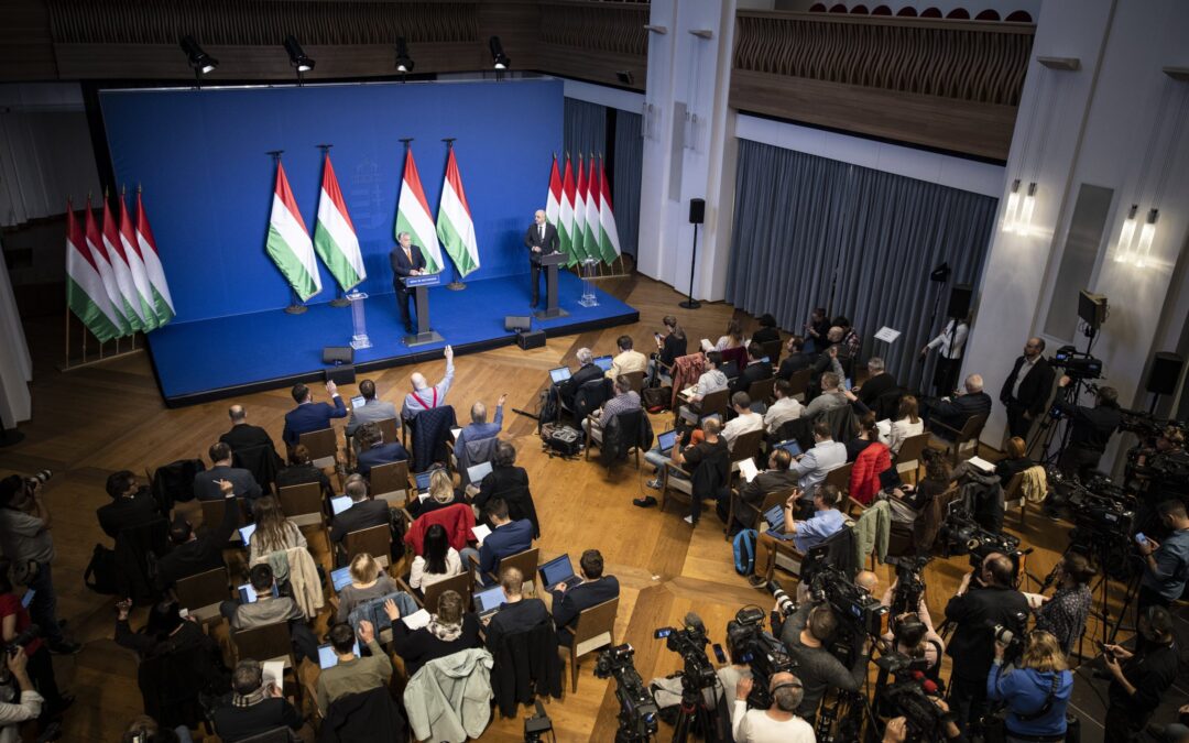 2022. ÁPRILIS 6.- ORBÁN VIKTOR NEMZETKÖZI SAJTÓTÁJÉKOZTATÓJA